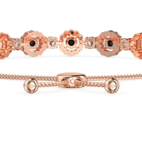 Bolo Gemstone Circle Link Bracelet