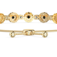 Bolo Gemstone Circle Link Bracelet