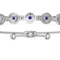 Bolo Gemstone Circle Link Bracelet