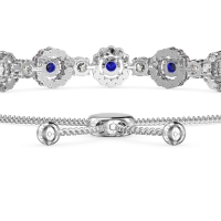 Bolo Gemstone Circle Link Bracelet