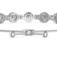 Bolo Gemstone Circle Link Bracelet