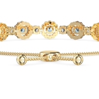 Bolo Gemstone Circle Link Bracelet