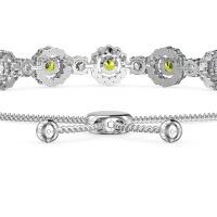 Bolo Gemstone Circle Link Bracelet