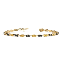 Marquise Shape Eternity Link Bracelet