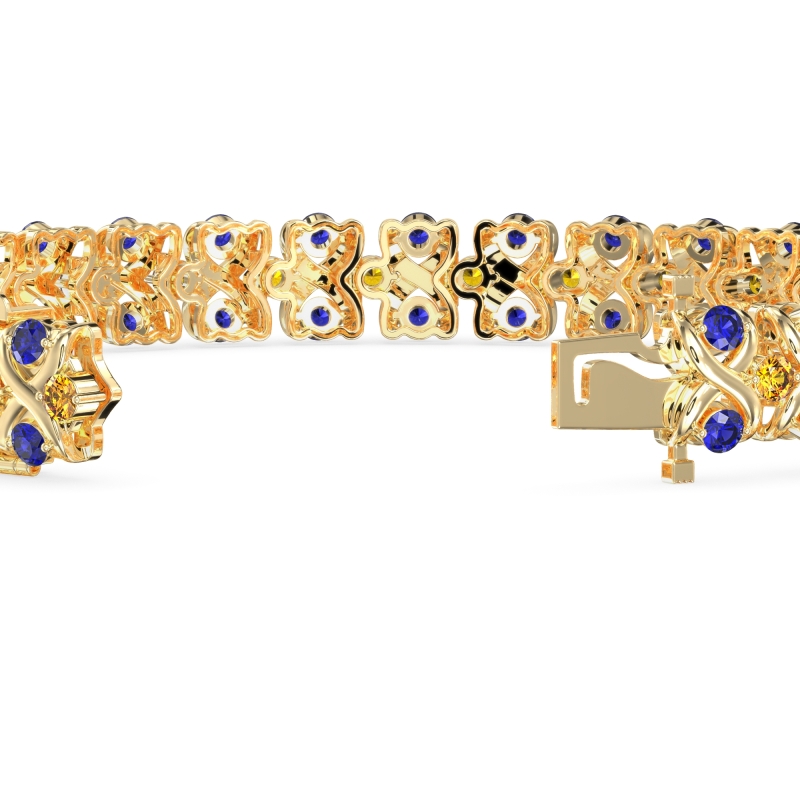 Infinity Gemstone Bracelet