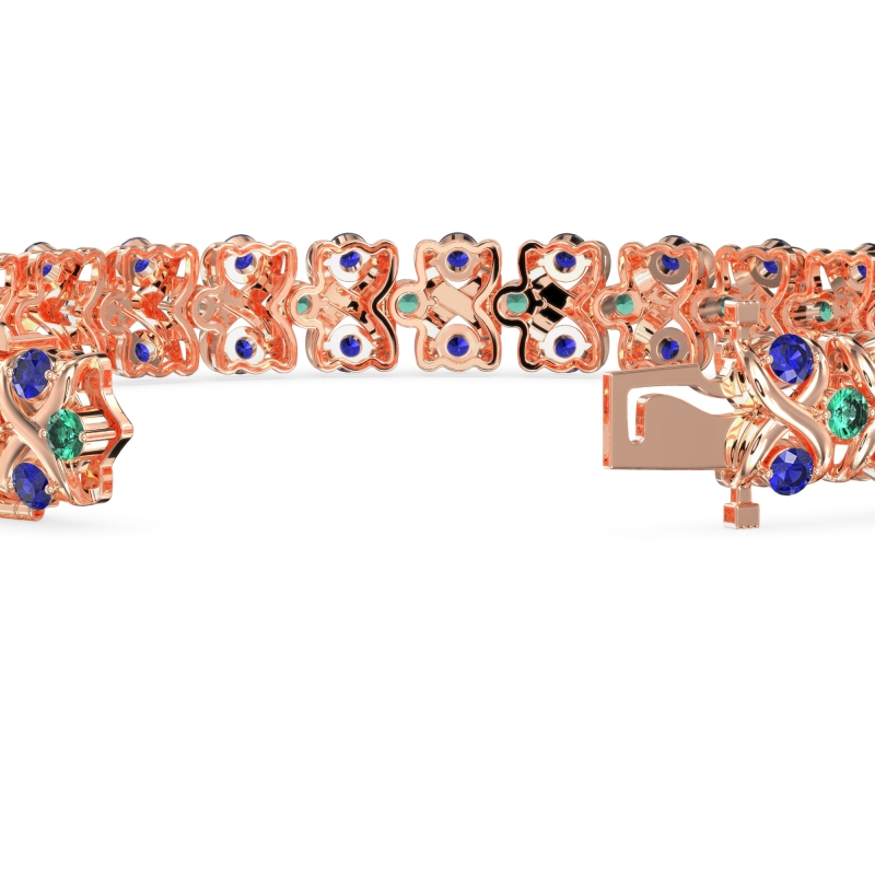 Infinity Gemstone Bracelet