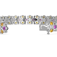 Infinity Gemstone Bracelet