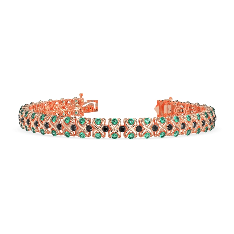 Infinity Gemstone Bracelet