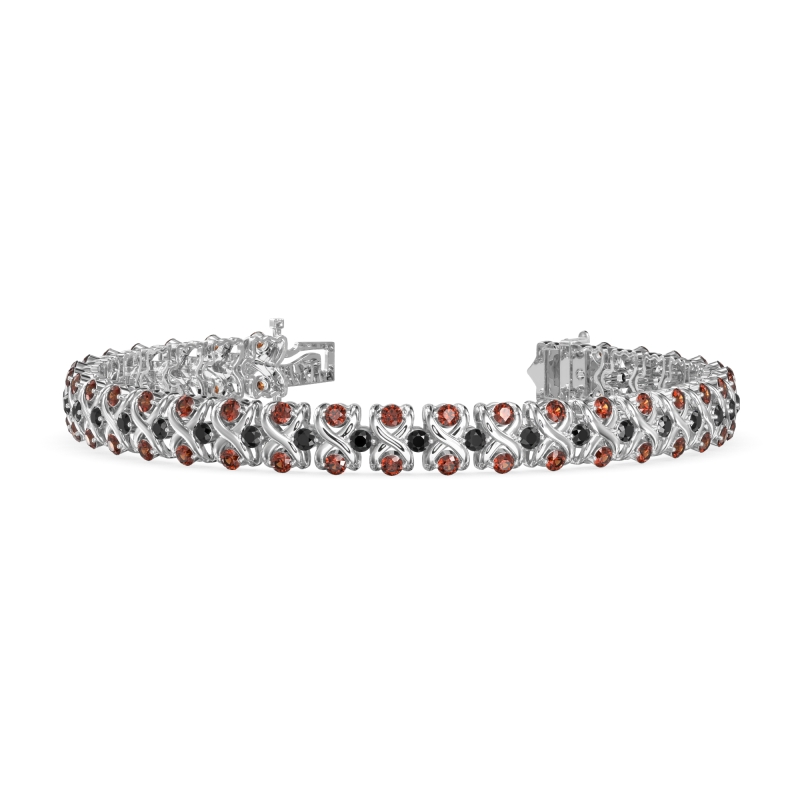 Infinity Gemstone Bracelet