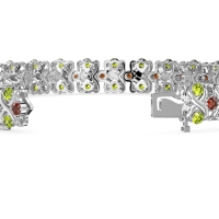 Infinity Gemstone Bracelet