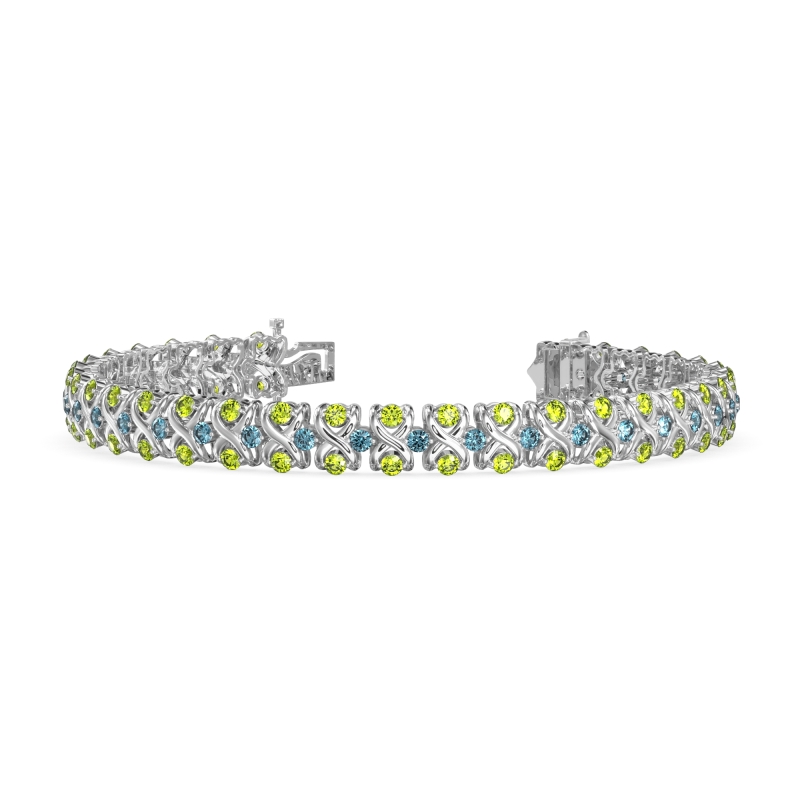 Infinity Gemstone Bracelet