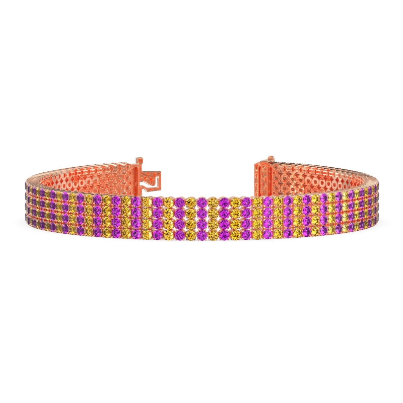Four Row Tennis Bracelet
