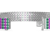 Four Row Tennis Bracelet