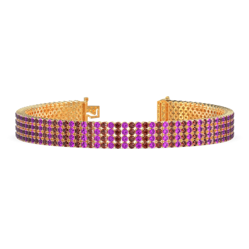 Four Row Tennis Bracelet
