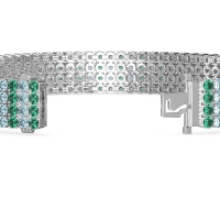 Four Row Tennis Bracelet