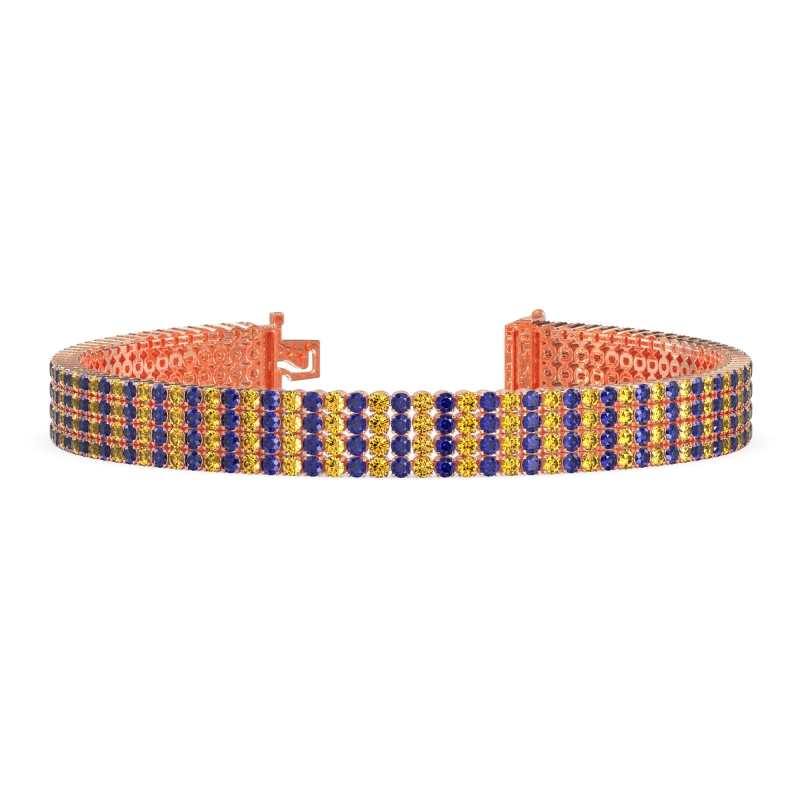 Four Row Tennis Bracelet