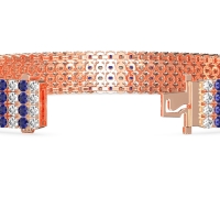 Four Row Tennis Bracelet