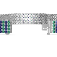 Four Row Tennis Bracelet
