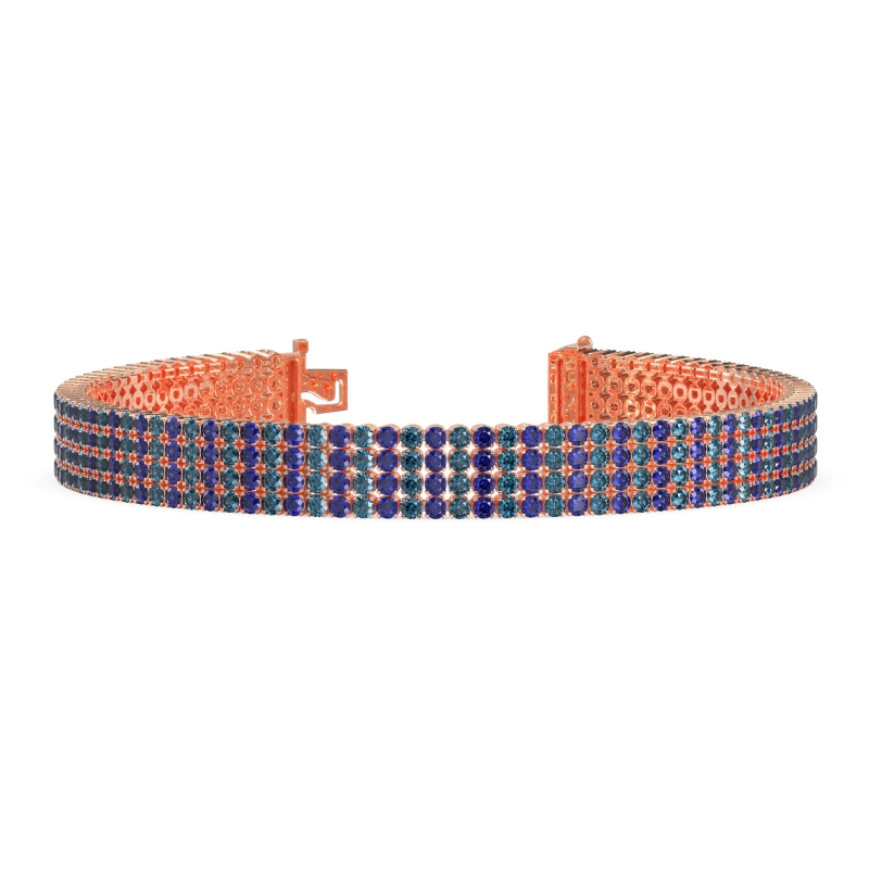 Four Row Tennis Bracelet