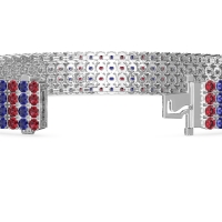 Four Row Tennis Bracelet
