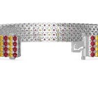Four Row Tennis Bracelet