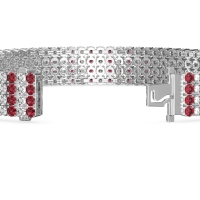 Four Row Tennis Bracelet