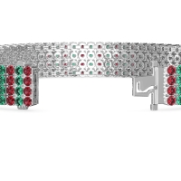 Four Row Tennis Bracelet