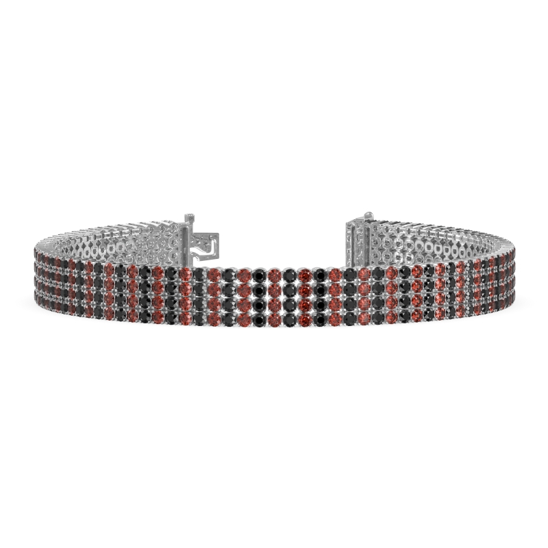 Four Row Tennis Bracelet
