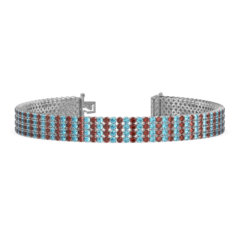 Four Row Tennis Bracelet