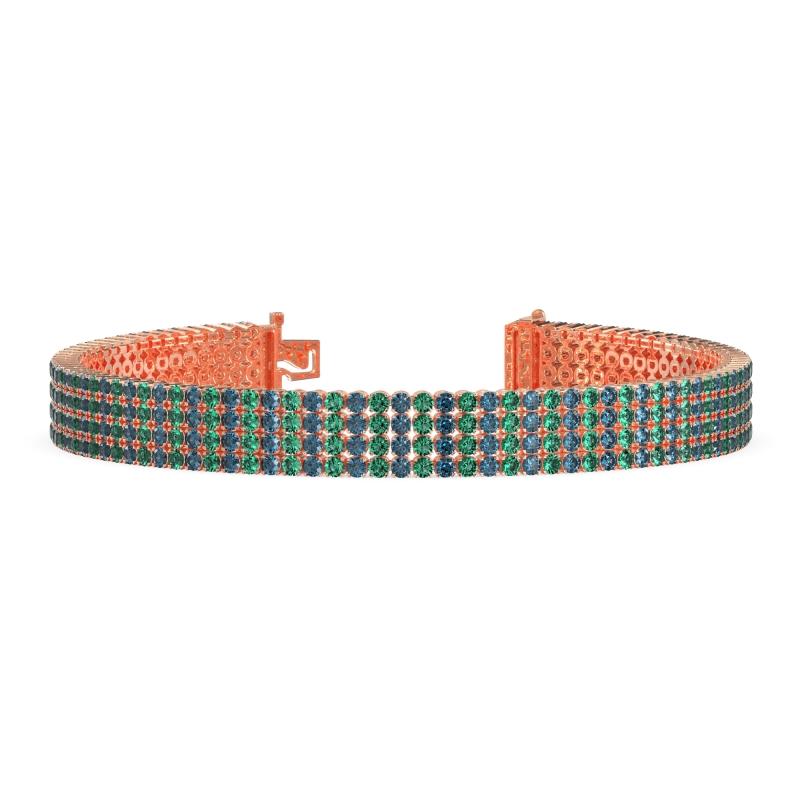 Four Row Tennis Bracelet