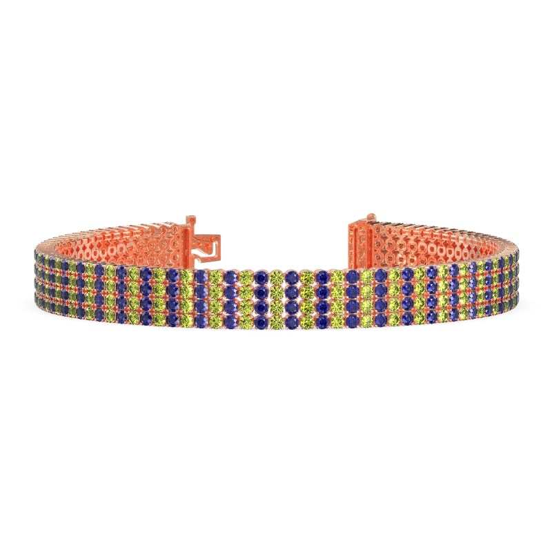 Four Row Tennis Bracelet