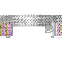 Four Row Tennis Bracelet