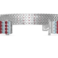 Four Row Tennis Bracelet
