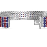 Four Row Tennis Bracelet