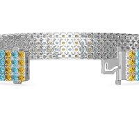 Four Row Tennis Bracelet