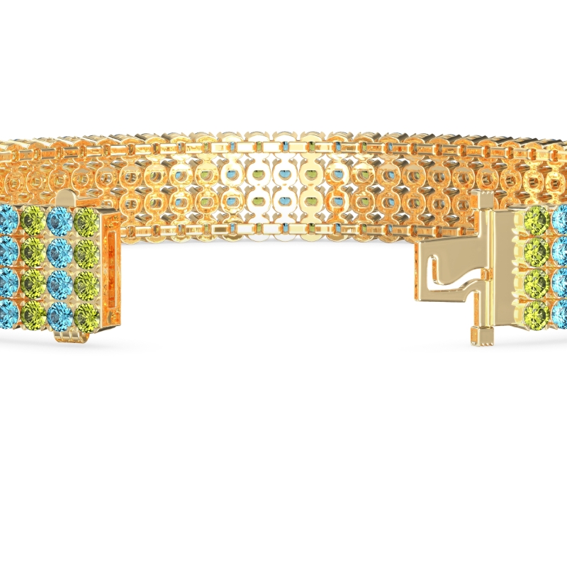 Four Row Tennis Bracelet