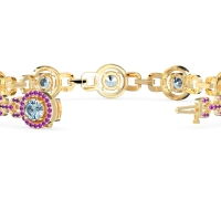 Fashion Gemstone Halo Bracelet