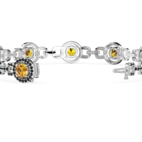 Fashion Gemstone Halo Bracelet