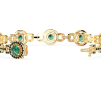 Fashion Gemstone Halo Bracelet