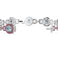 Fashion Gemstone Halo Bracelet
