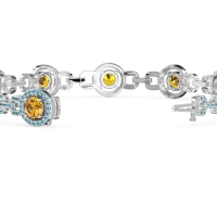 Fashion Gemstone Halo Bracelet