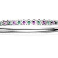 Oval Shaped Top Bangle