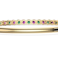 Oval Shaped Top Bangle
