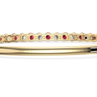 Oval Shaped Top Bangle