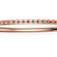 Oval Shaped Top Bangle