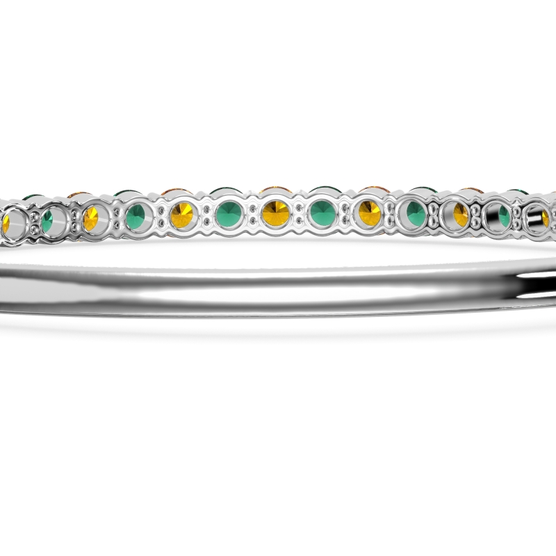 Oval Shaped Top Bangle