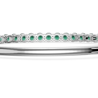 Oval Shaped Top Bangle