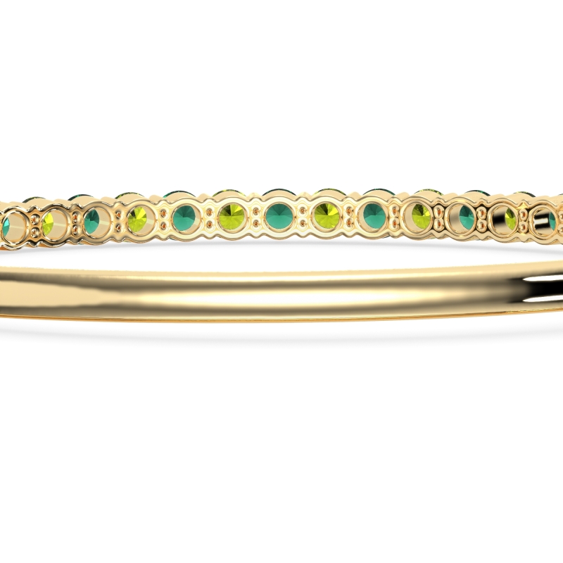 Oval Shaped Top Bangle