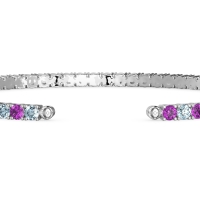 Classic Half Eternal Diamond Bangle