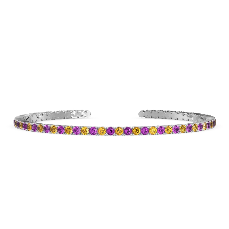 Classic Half Eternal Diamond Bangle